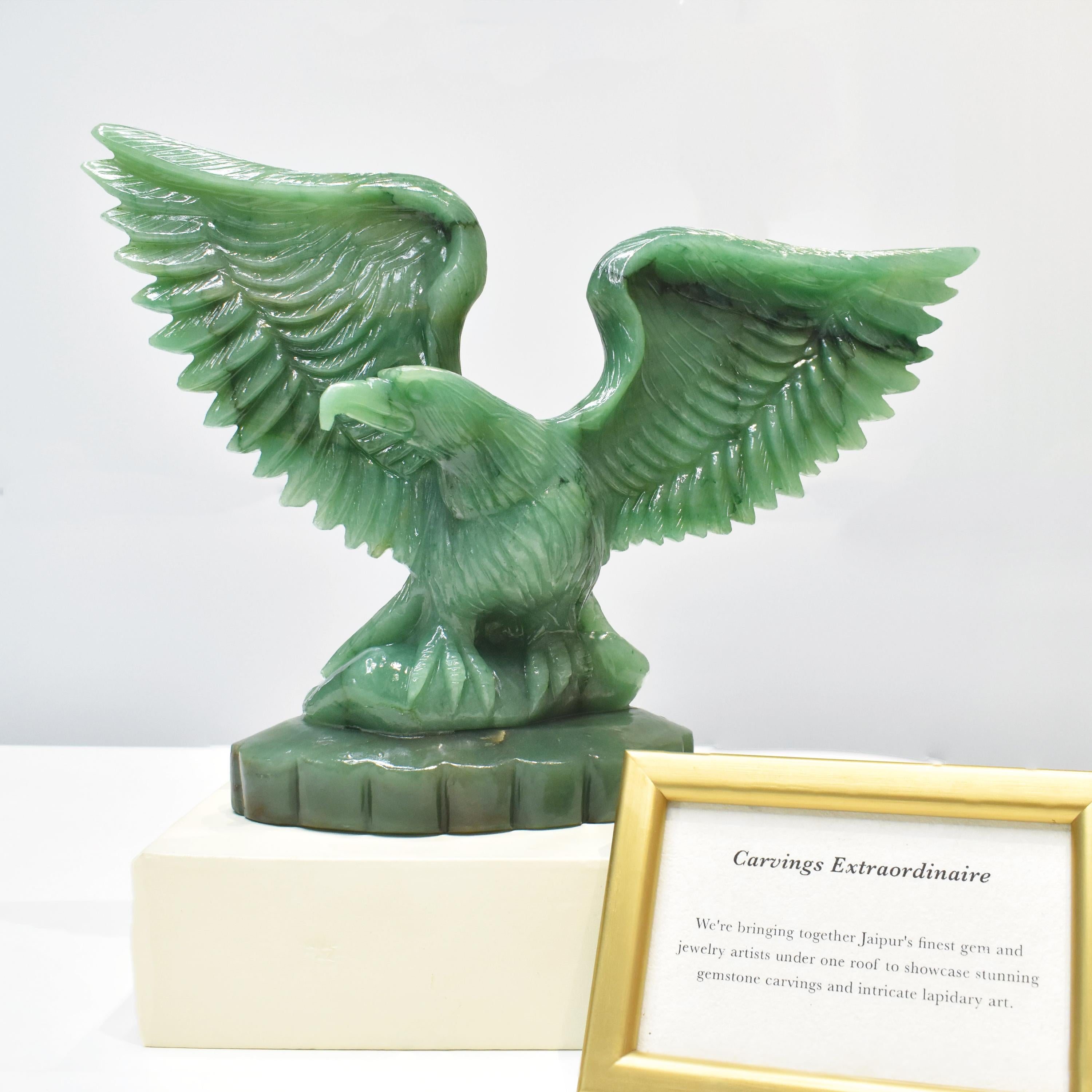 Scultura di aquila in Greene & Greene scolpita a mano in vendita 1