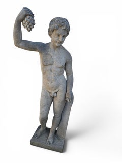 Hand-Carved Natural Stone Sculpture, Italy, 1950s