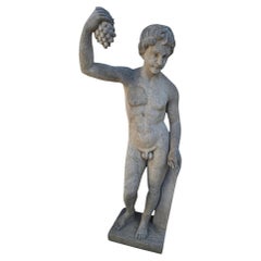 Hand-Carved Natural Stone Sculpture, Italy, 1950s