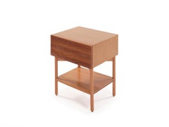 Contemporary Mexican Hand Carved Night Stand in Cedar Wood