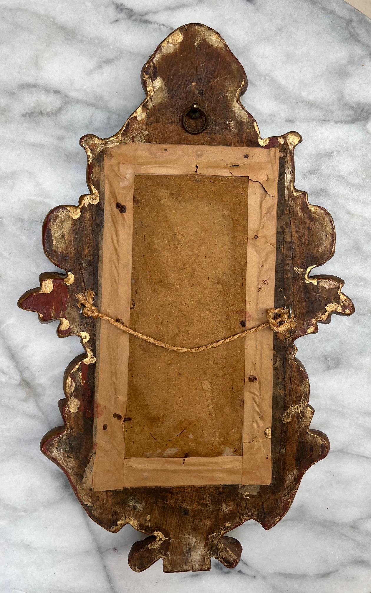 Telaio in Oak intagliato a mano, c.1800 in vendita 2