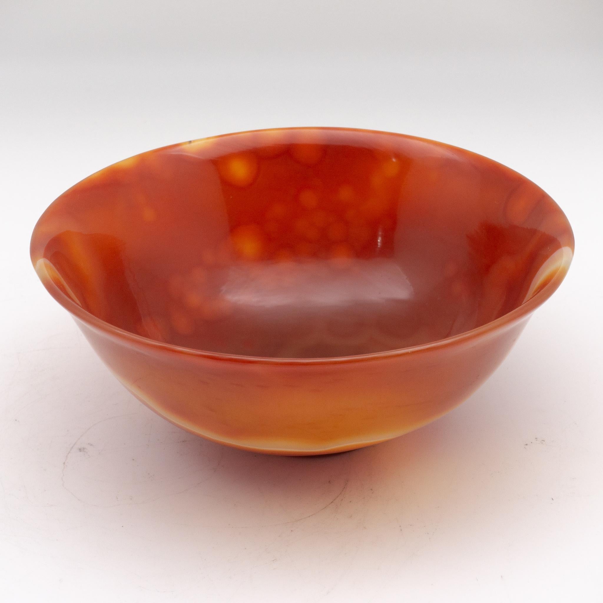 orange semi precious stone