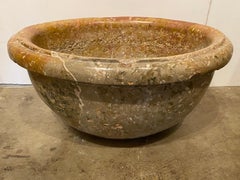 Hand Carved Oval Marble Sink