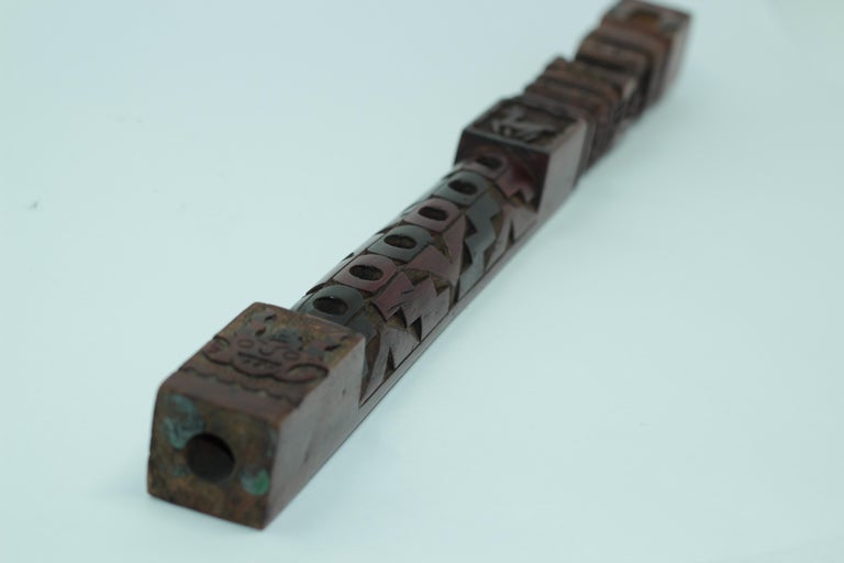 Hand Carved Peruvian Inca Tarka Flute For Sale at 1stDibs