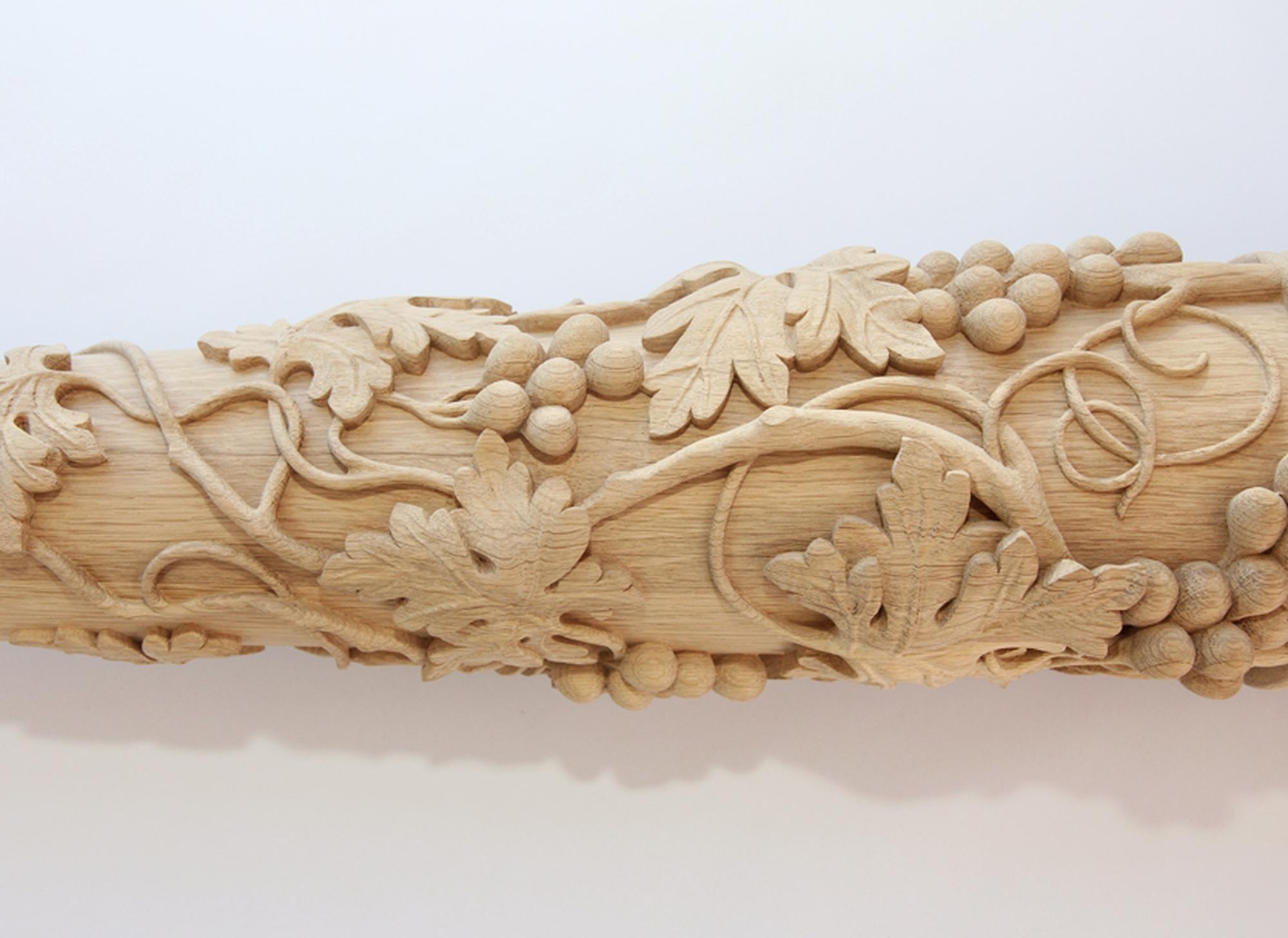 Unfinished High quality carved Newel Post from oak or beech of your choice.

>> SKU: L-061

>> Dimensions (A x B x d):

- 50.43