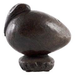 Hand Carved Provincial Soap Stone South Asia Water Bird