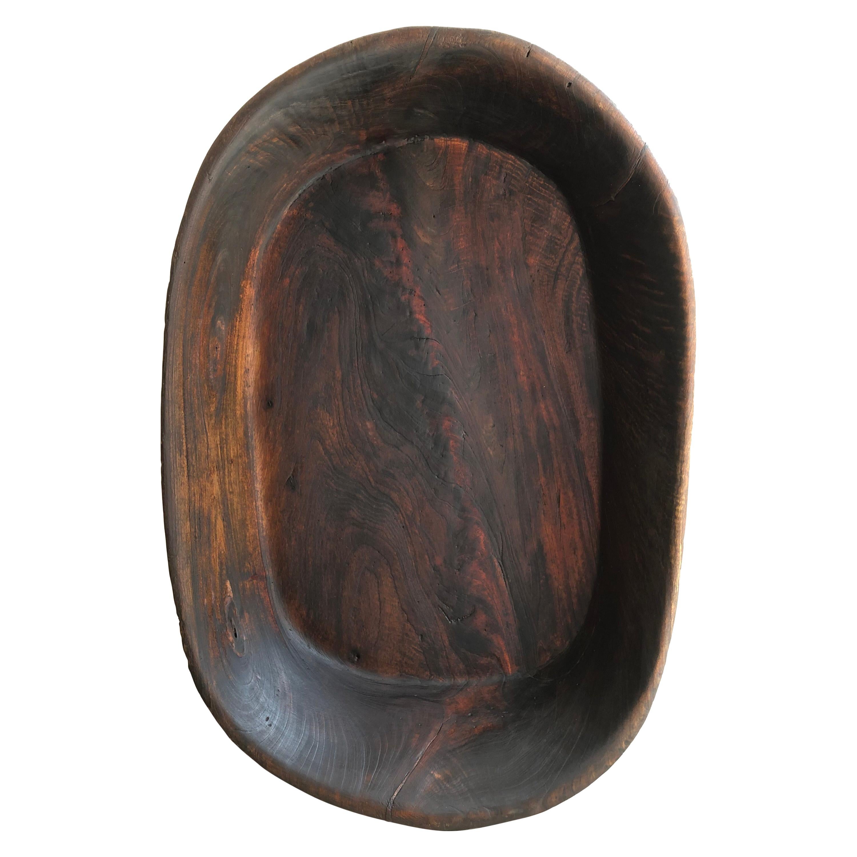 Hand Carved Red Cedar Trough from Mexico, 1990s