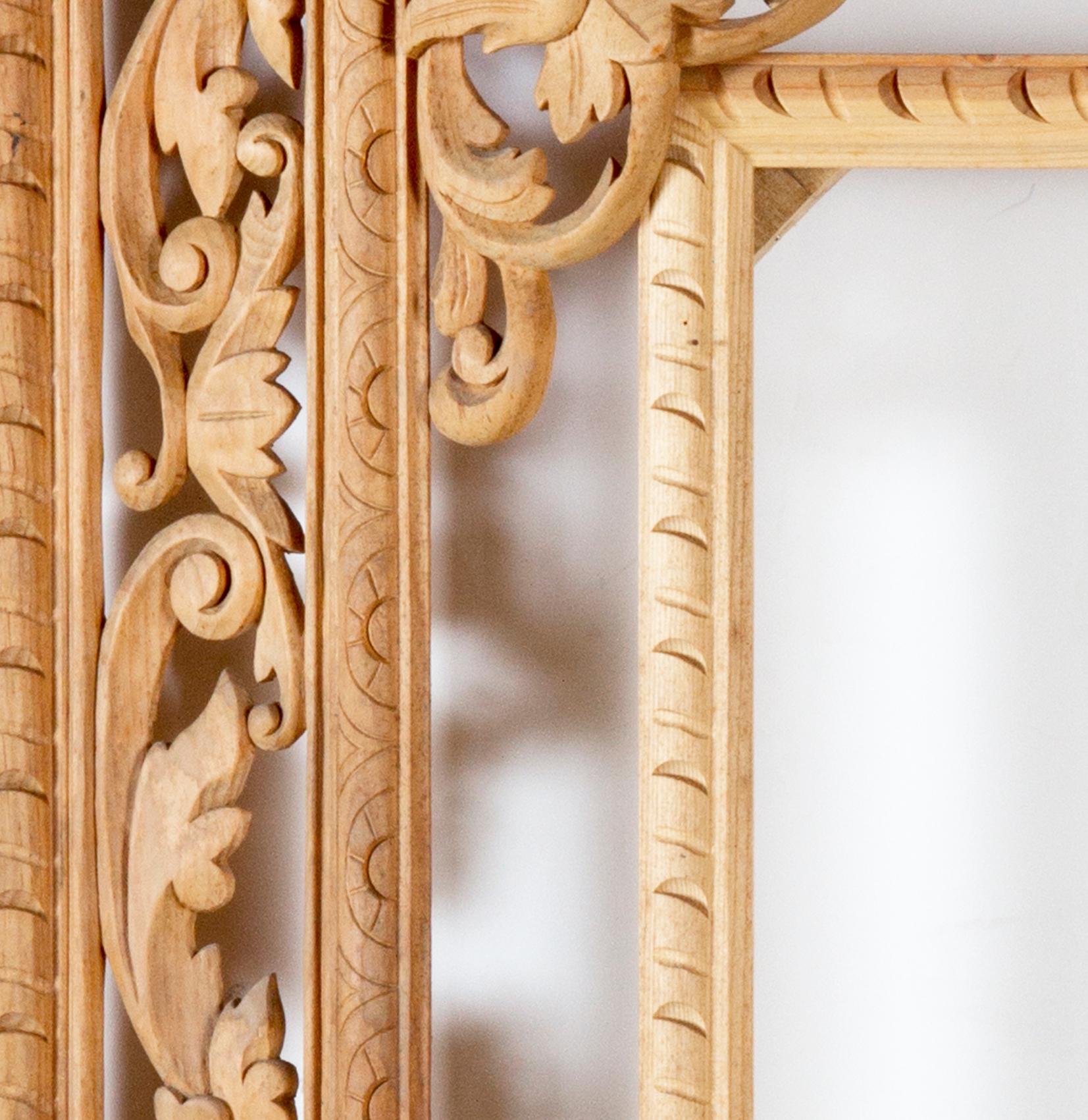 American Hand-Carved Regency Pine Frame For Sale