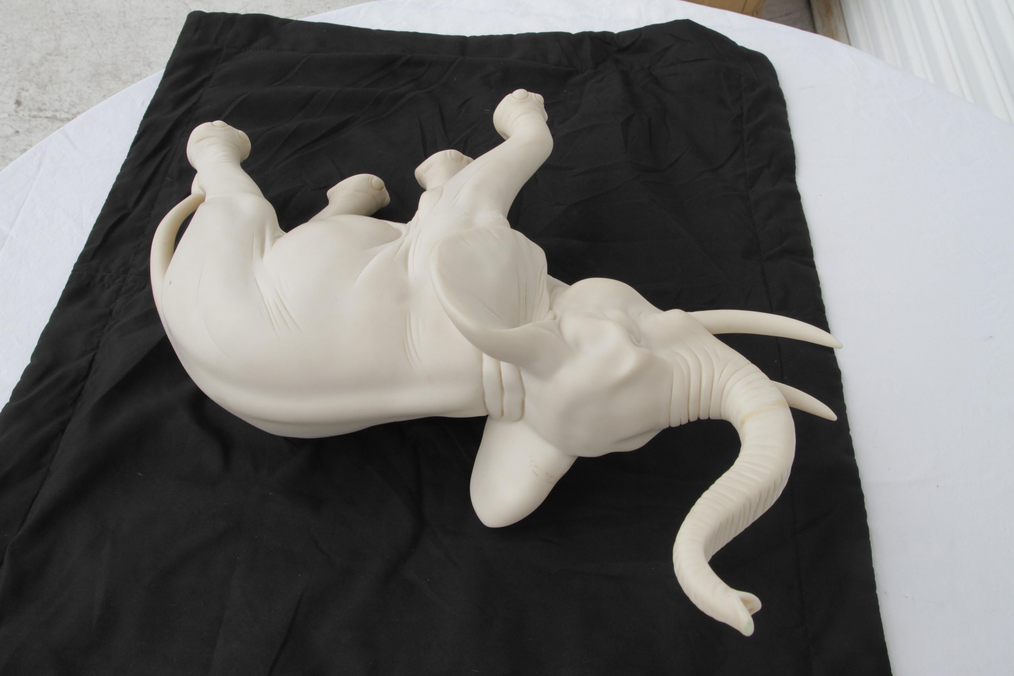 Cast Resin Good Luck Trunk Elephant For Sale 6