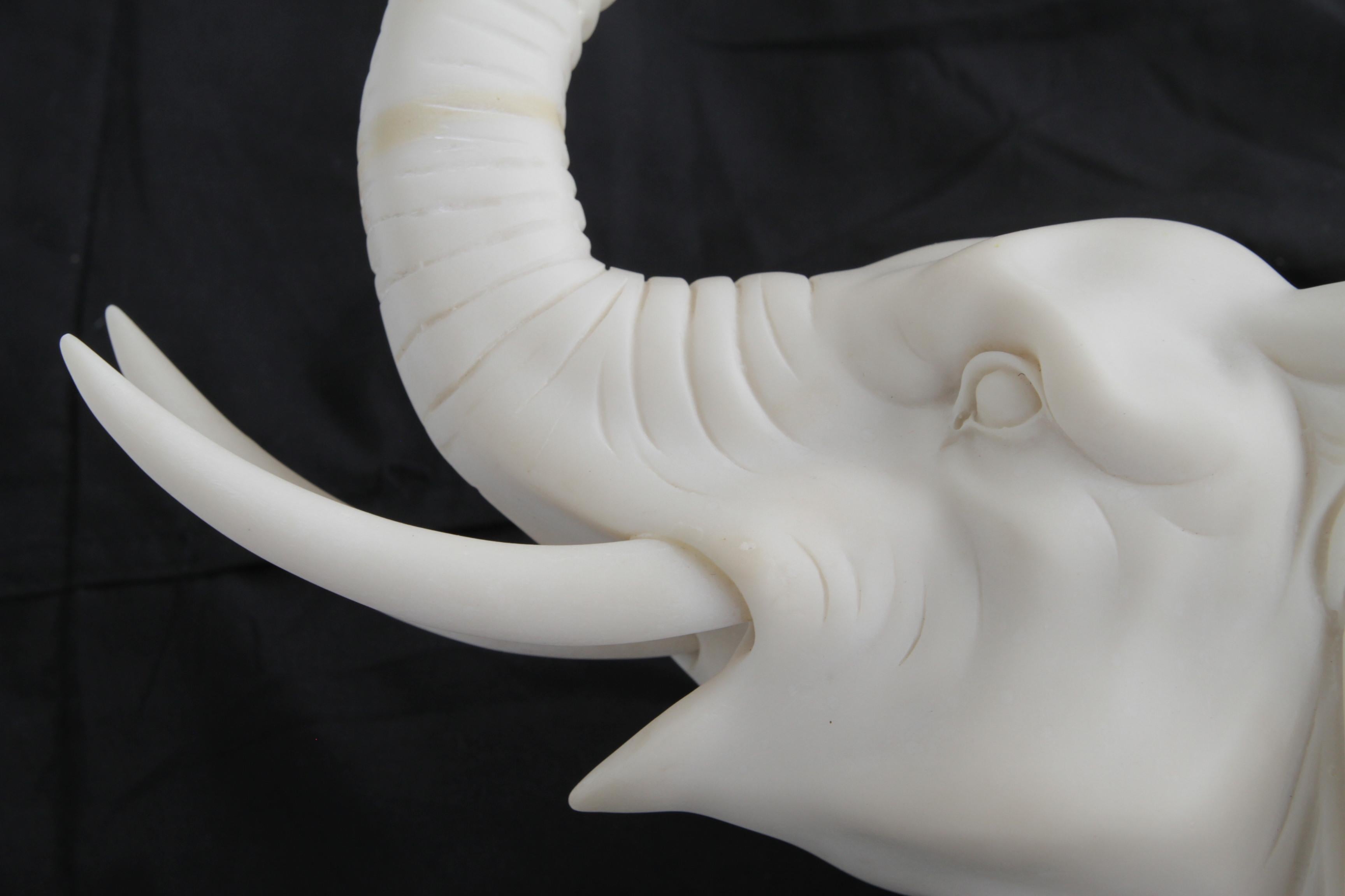 Cast Resin Good Luck Trunk Elephant For Sale 9
