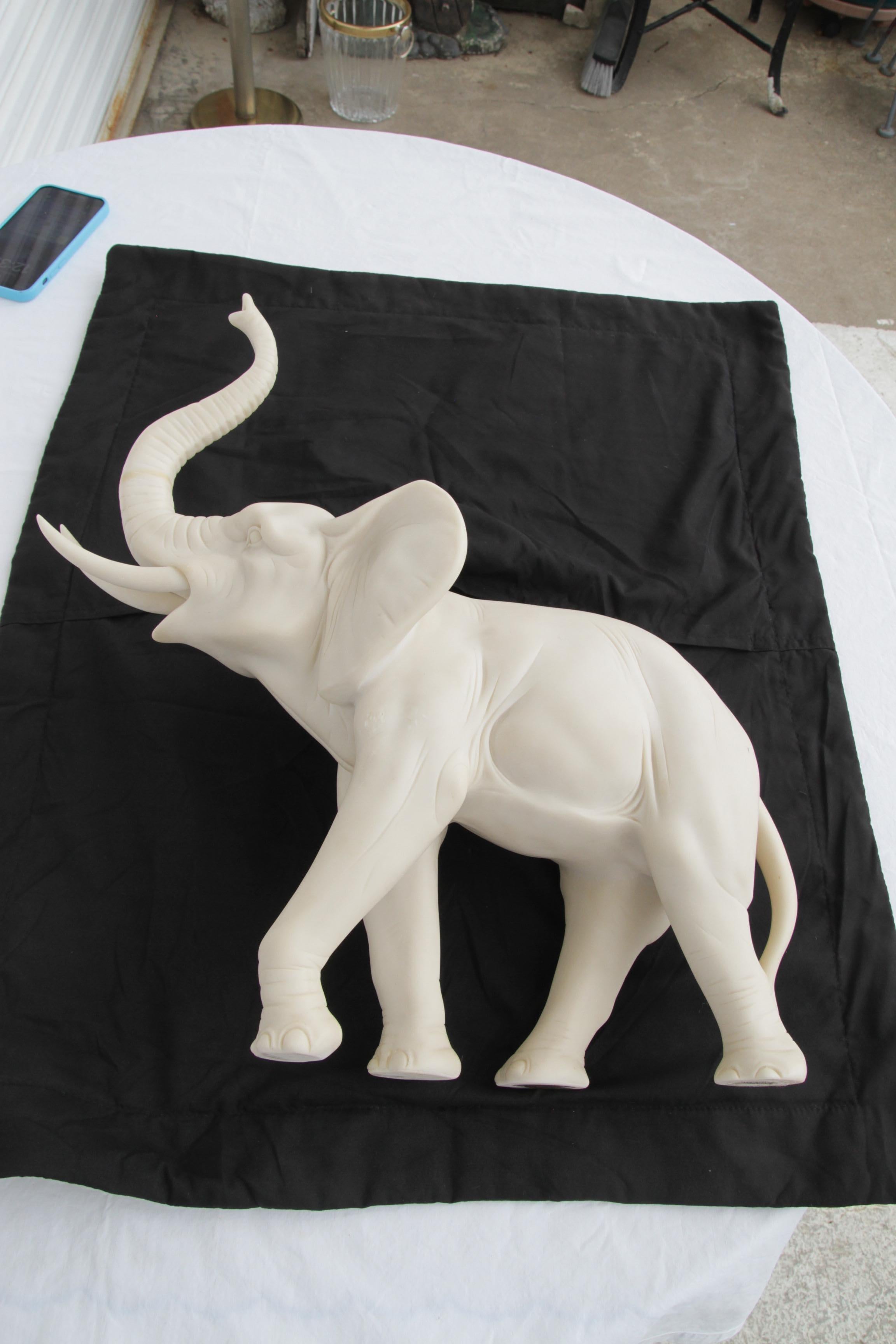 Cast Resin Good Luck Trunk Elephant For Sale 10
