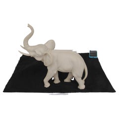 Cast Resin Good Luck Trunk Elephant