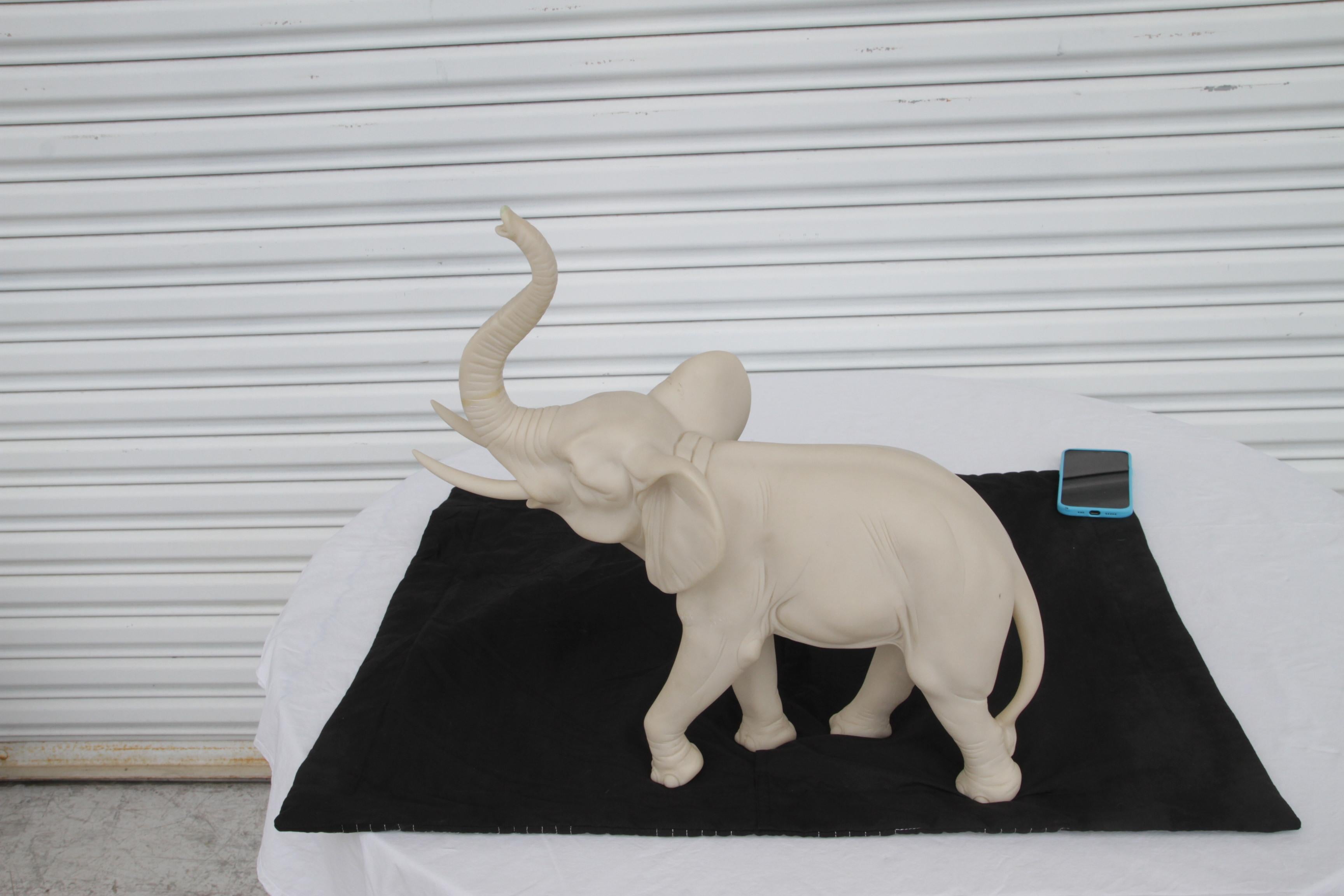 Cast Resin Good Luck Trunk Elephant For Sale 1