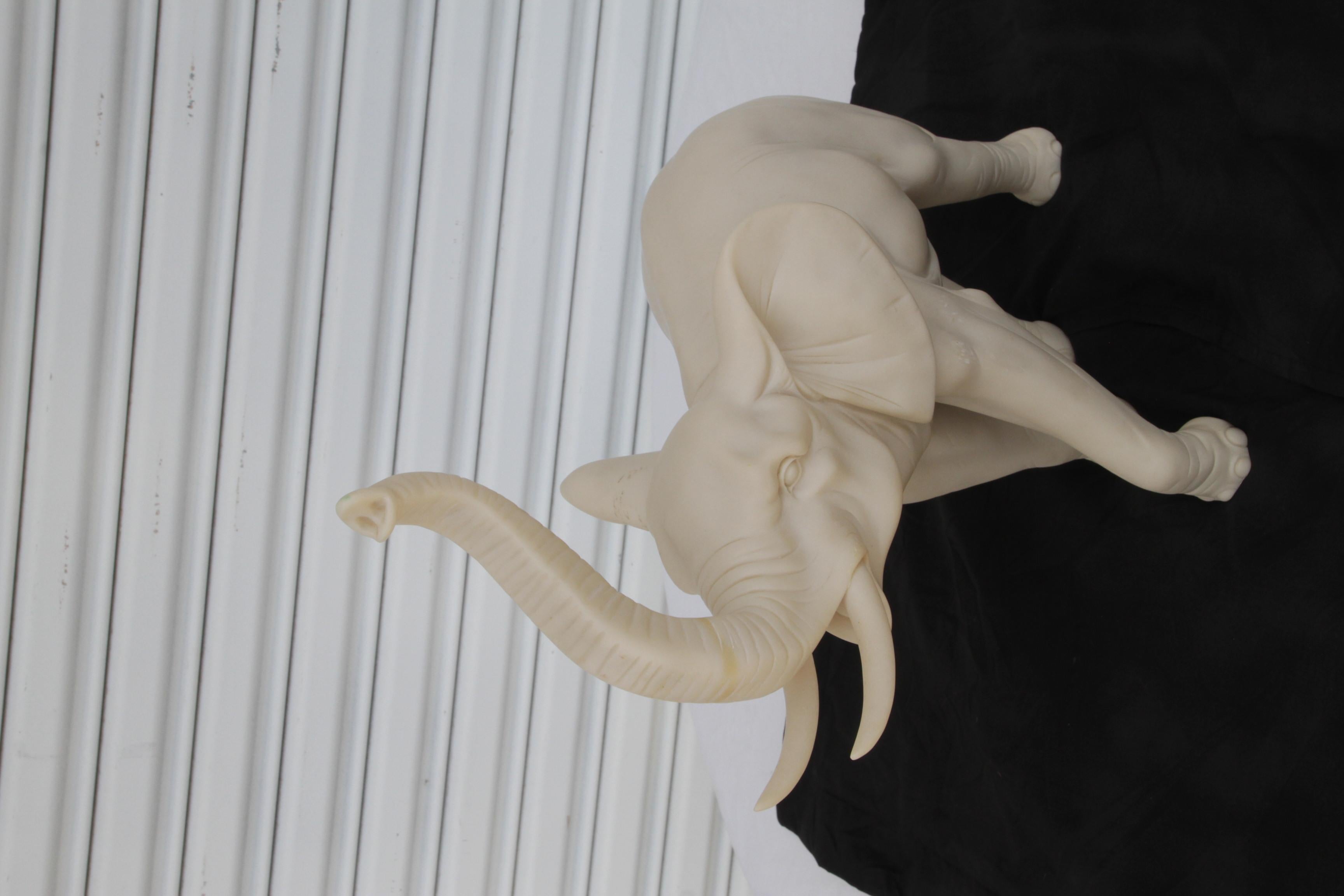 Cast Resin Good Luck Trunk Elephant For Sale 2