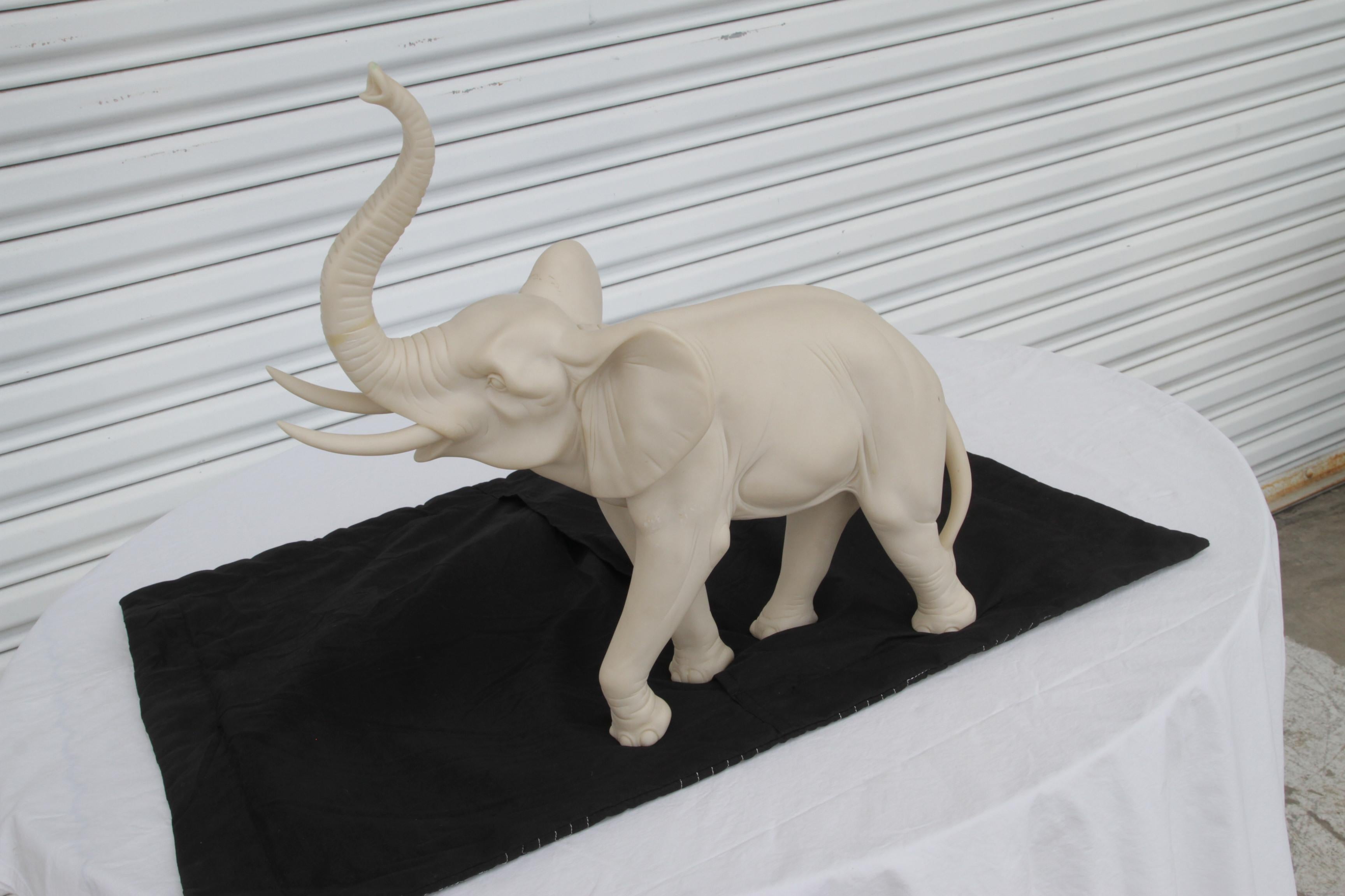 Cast Resin Good Luck Trunk Elephant For Sale 4