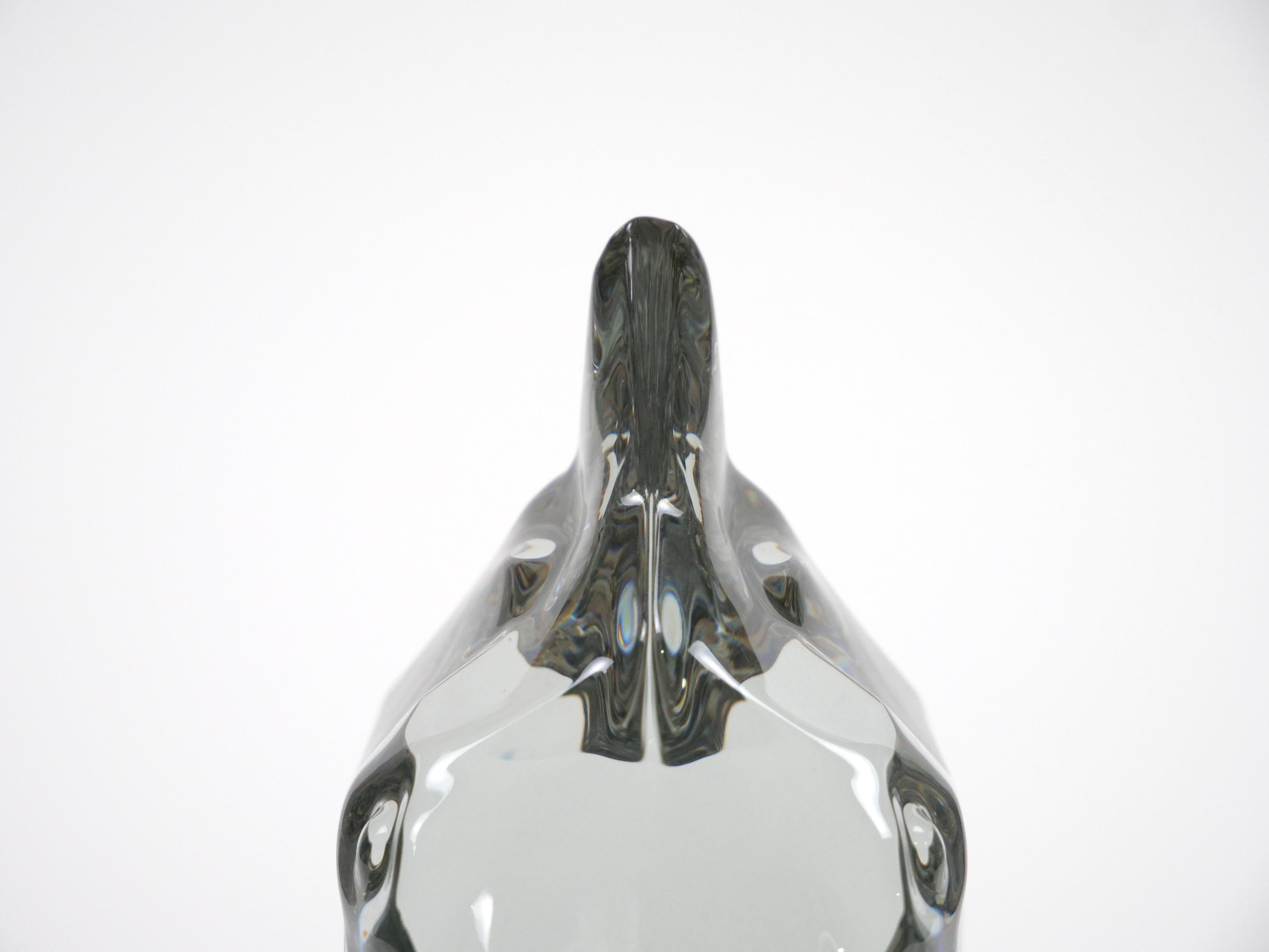 Hand-Carved Rock Crystal Equo Case  Horse Head / Marble Base Sculpture For Sale 6