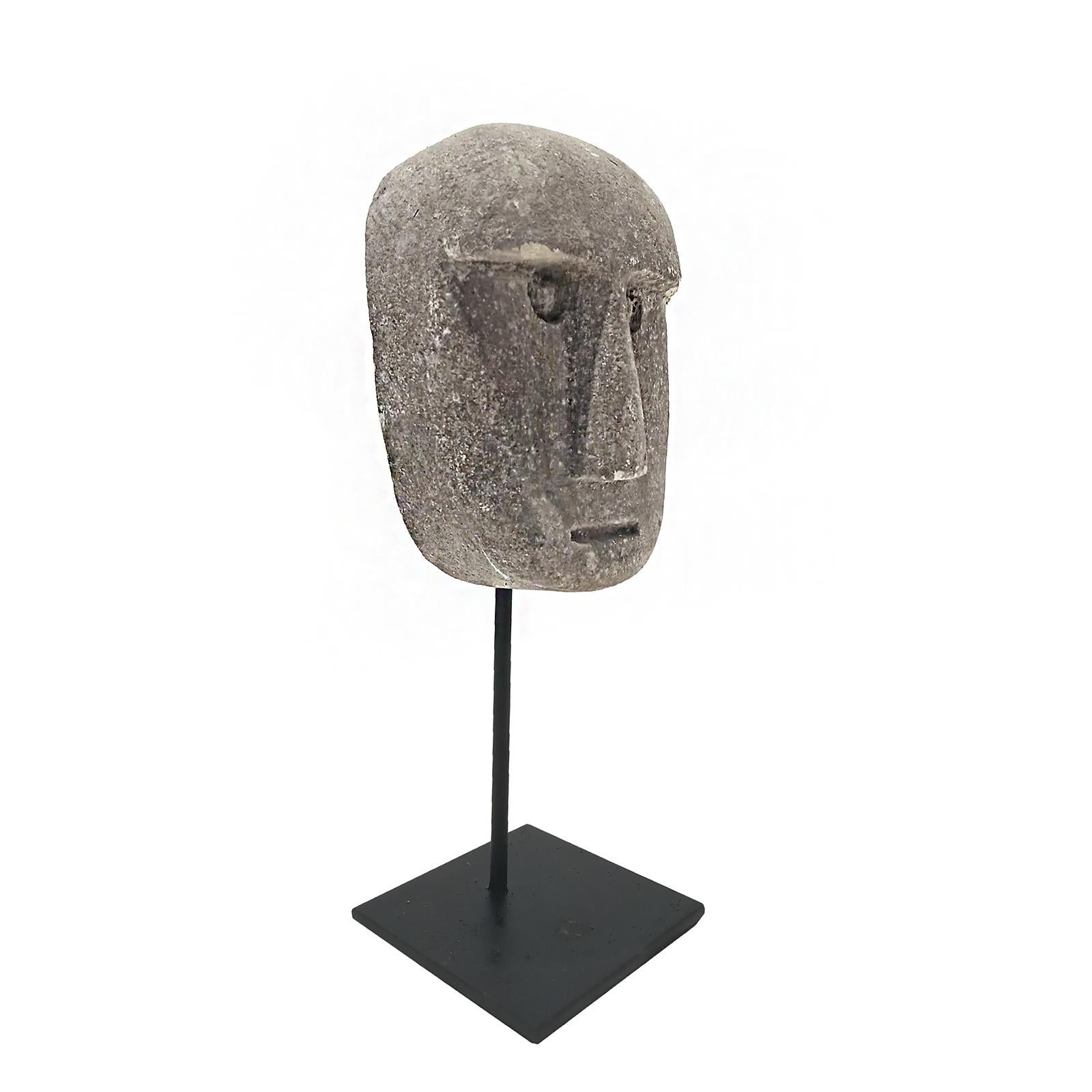 Hand-Carved Rock Face Sculptures from Indonesia 4