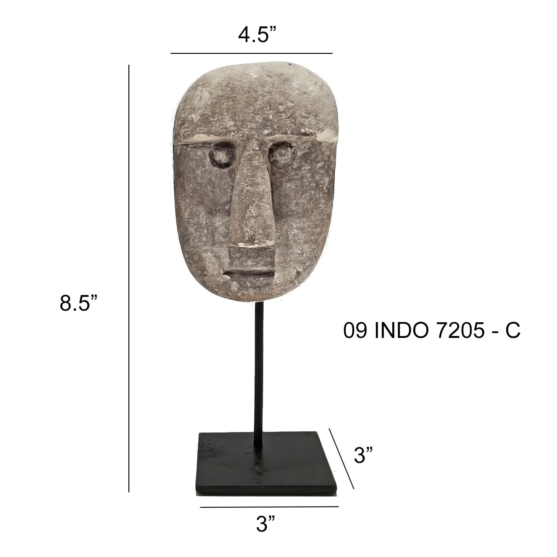 Hand-Carved Rock Face Sculptures from Indonesia 5