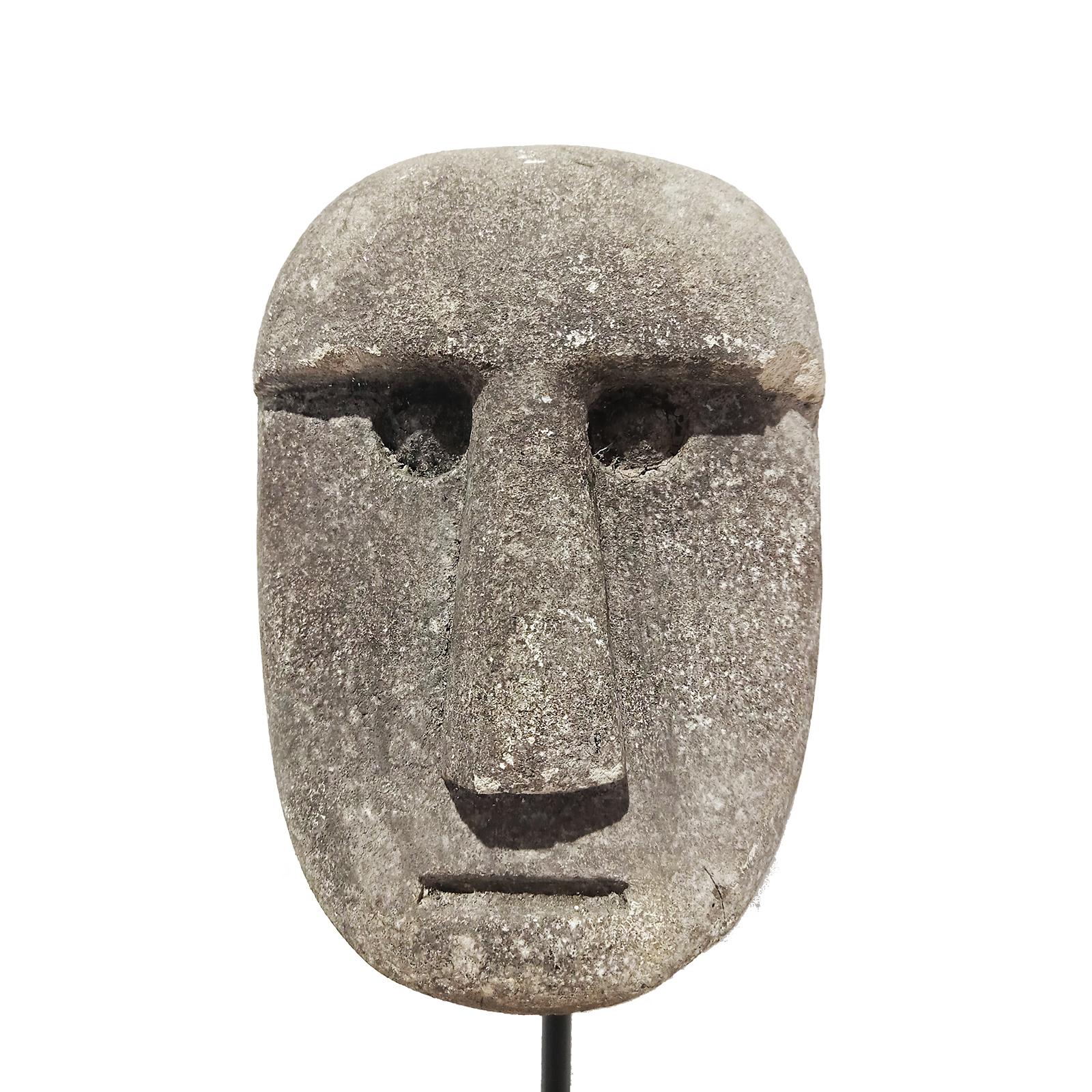 Hand-Carved Rock Face Sculptures from Indonesia 9