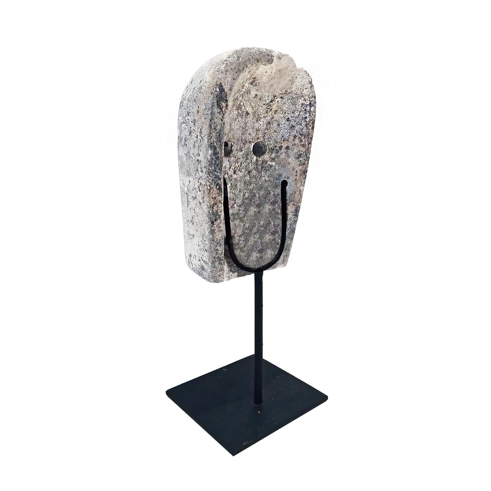 rock face statue