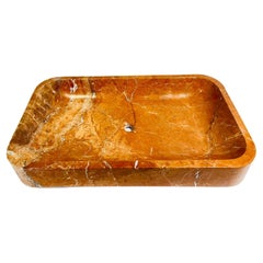 Hand Carved Roja Alicante Oblong Sink