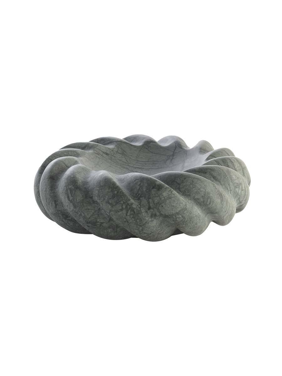 Hand Carved Rope Bowl Foresta Marble by Greg Natale