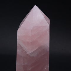 Hand Carved Rose Quartz Point