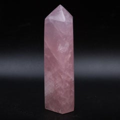 Hand Carved Rose Quartz Point