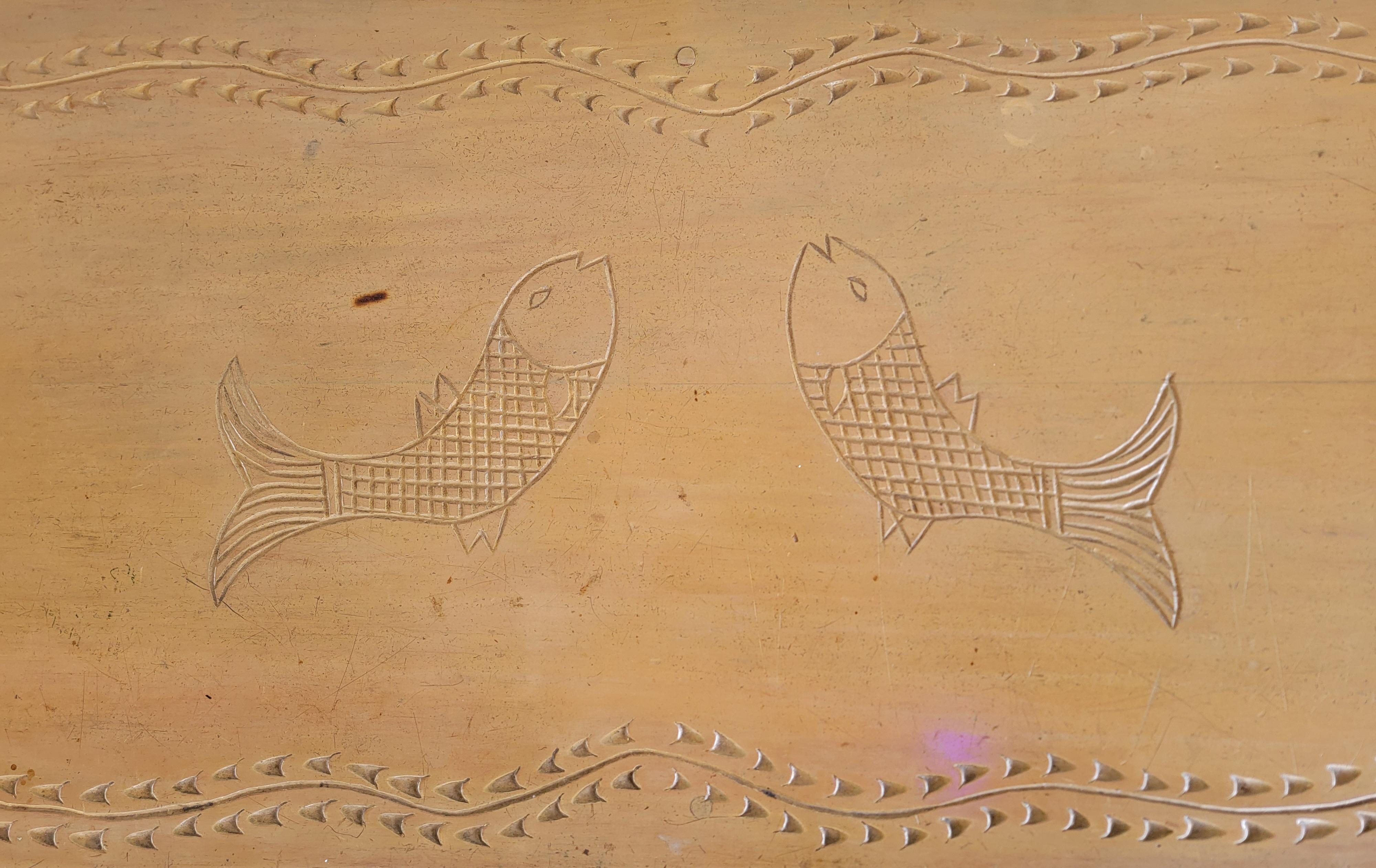 Hand Carved Rustic Rancho Console Table 1940's For Sale 4