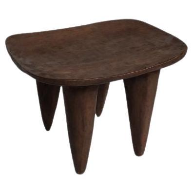 Hand-carved Senufo Stool Side Table