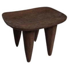 Vintage Hand-carved Senufo Stool Side Table