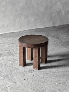 Hand-Carved Side Table by José Zanine Caldas, Brazil, 1970s