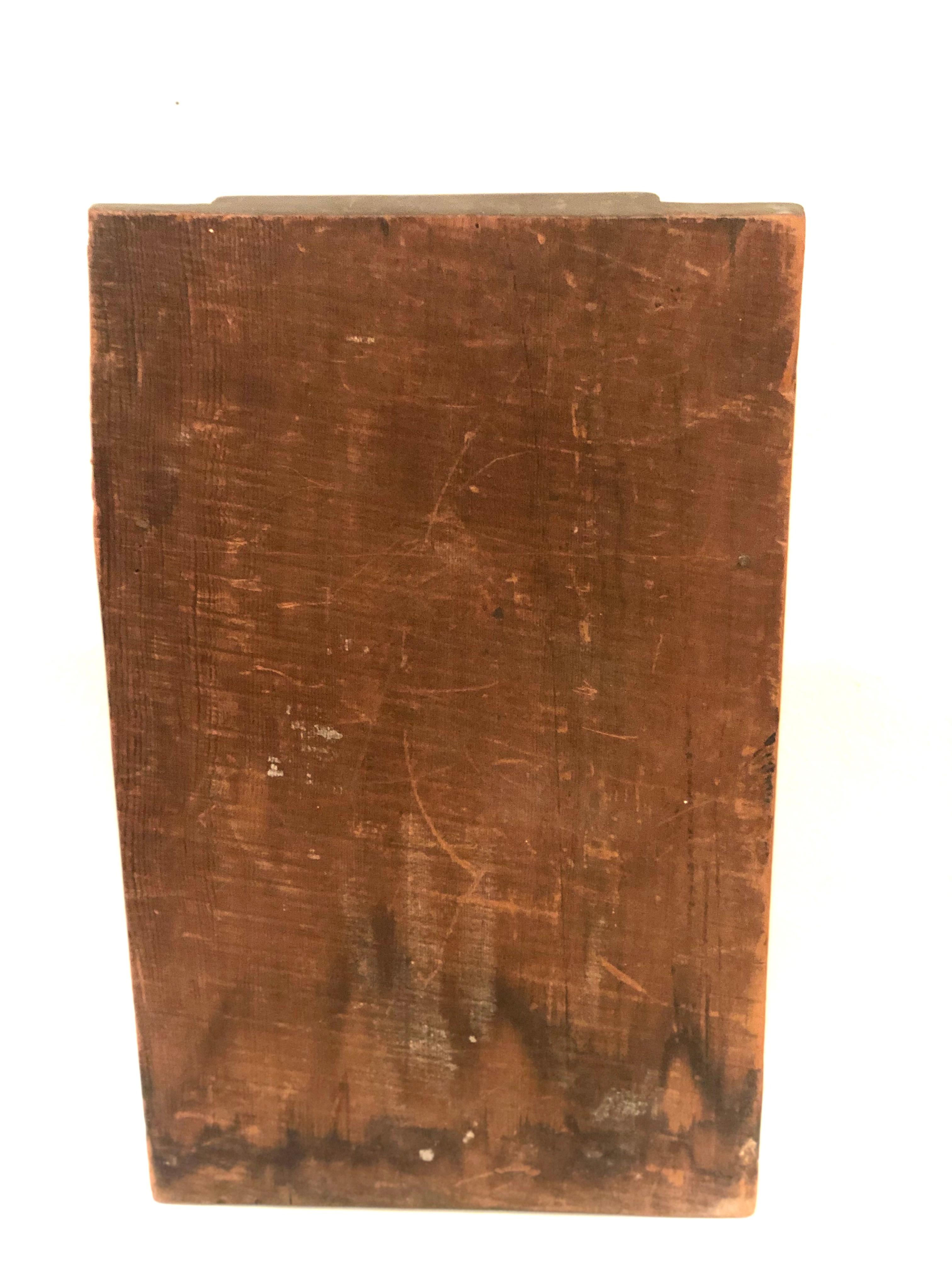 wooden jesus plaque
