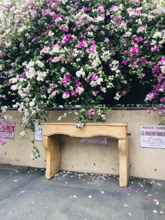 Hand Carved stone Antique Farm Fireplace Mantle Chimney Surround Los Angeles CA