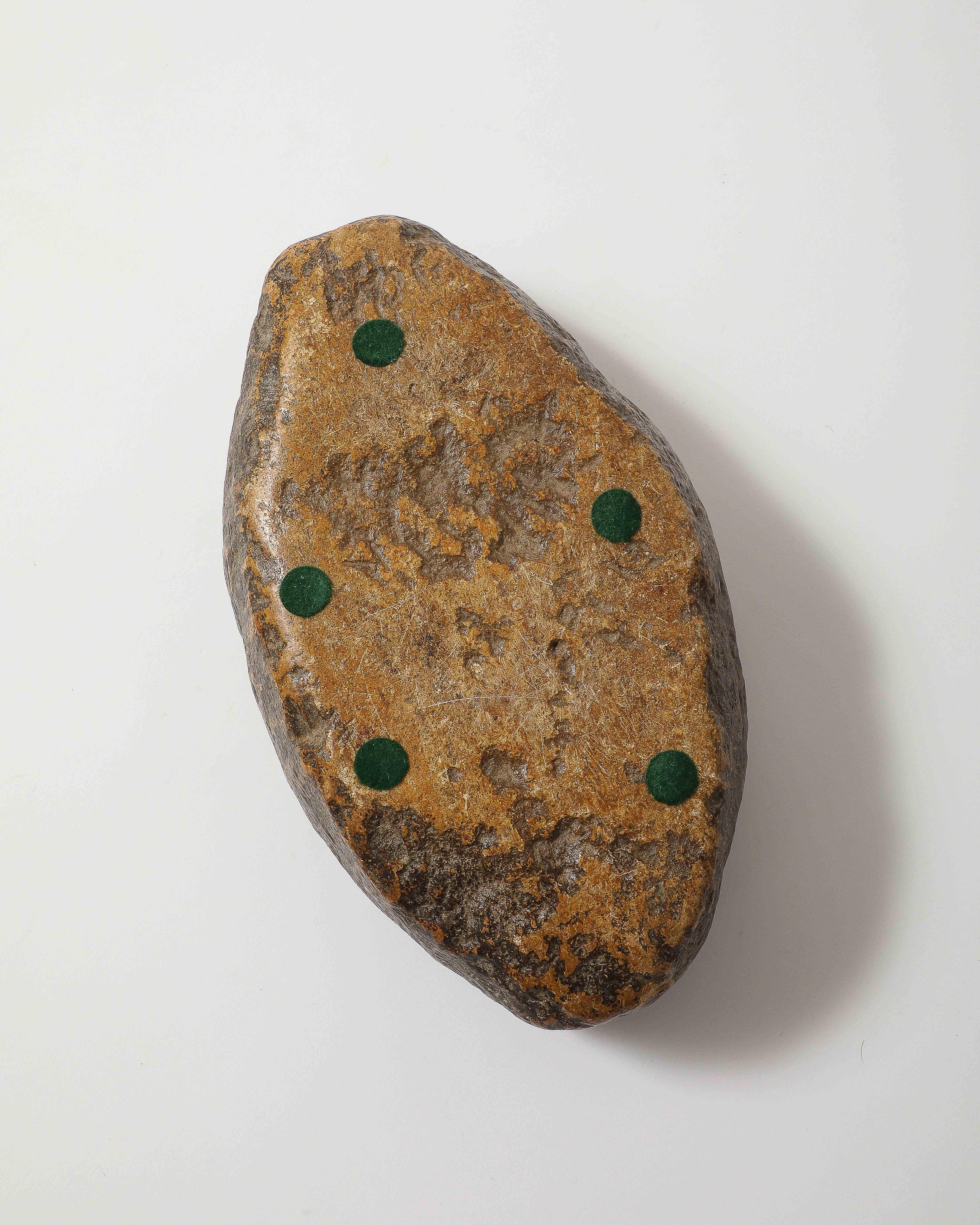 Hand Carved Stone Bowl with Organic Texture, France, 20th C For Sale 6