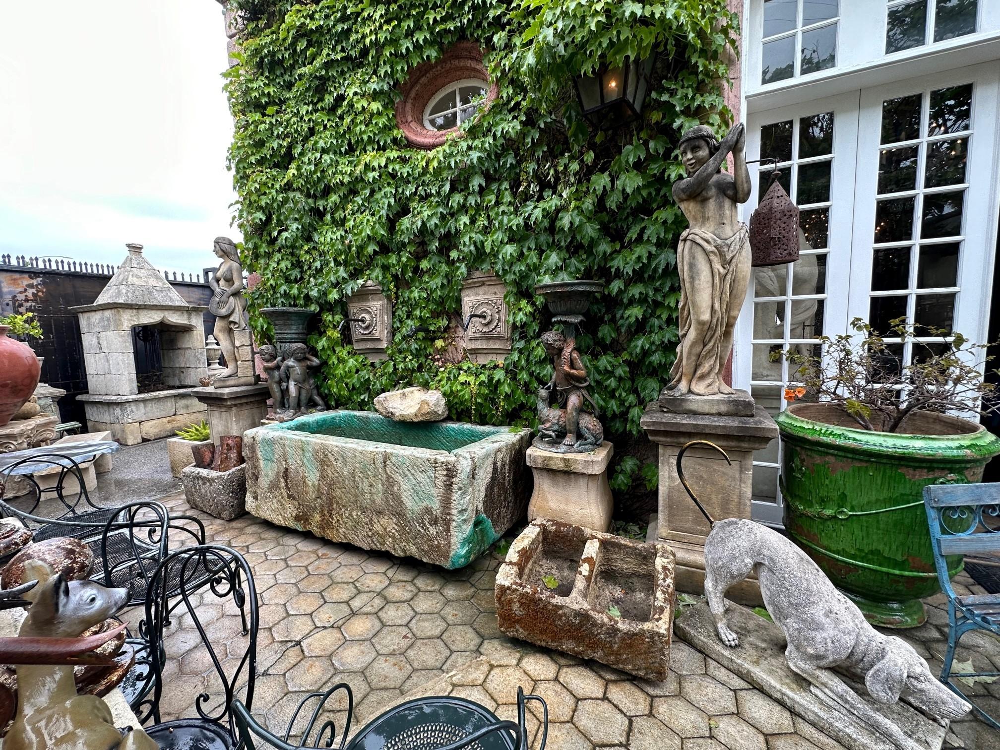 stone trough water feature