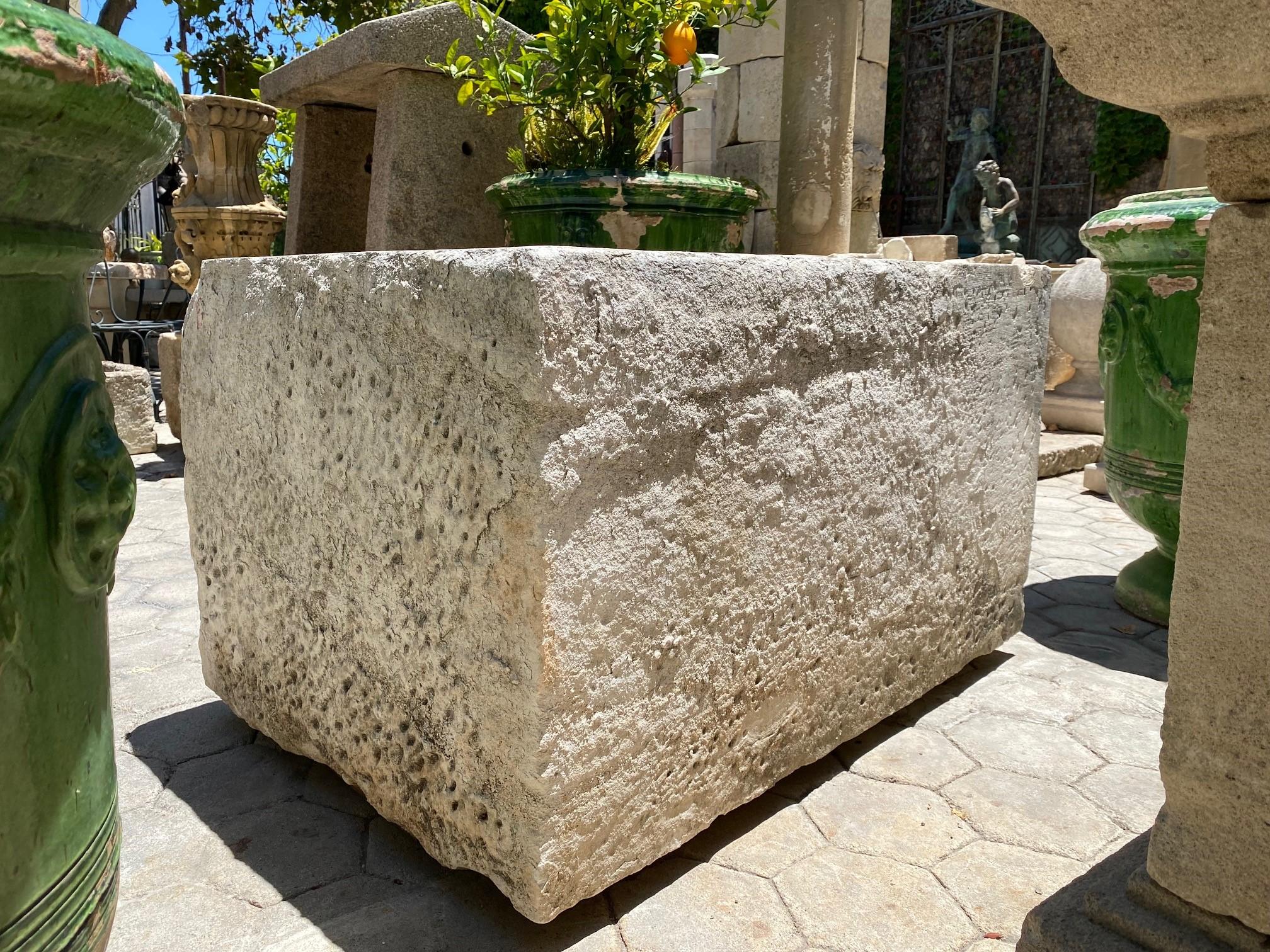 limestone trough fountain