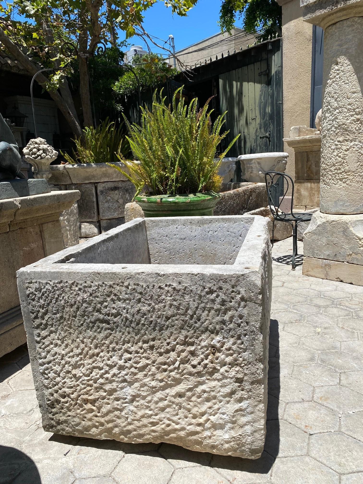 limestone trough fountain