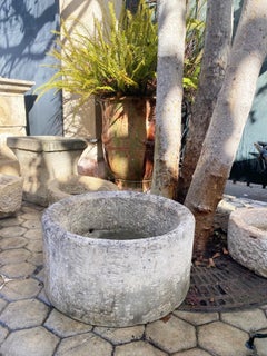 Hand Carved Stone Container Planter Jardiniere Basin Fountain Trough Antiques LA