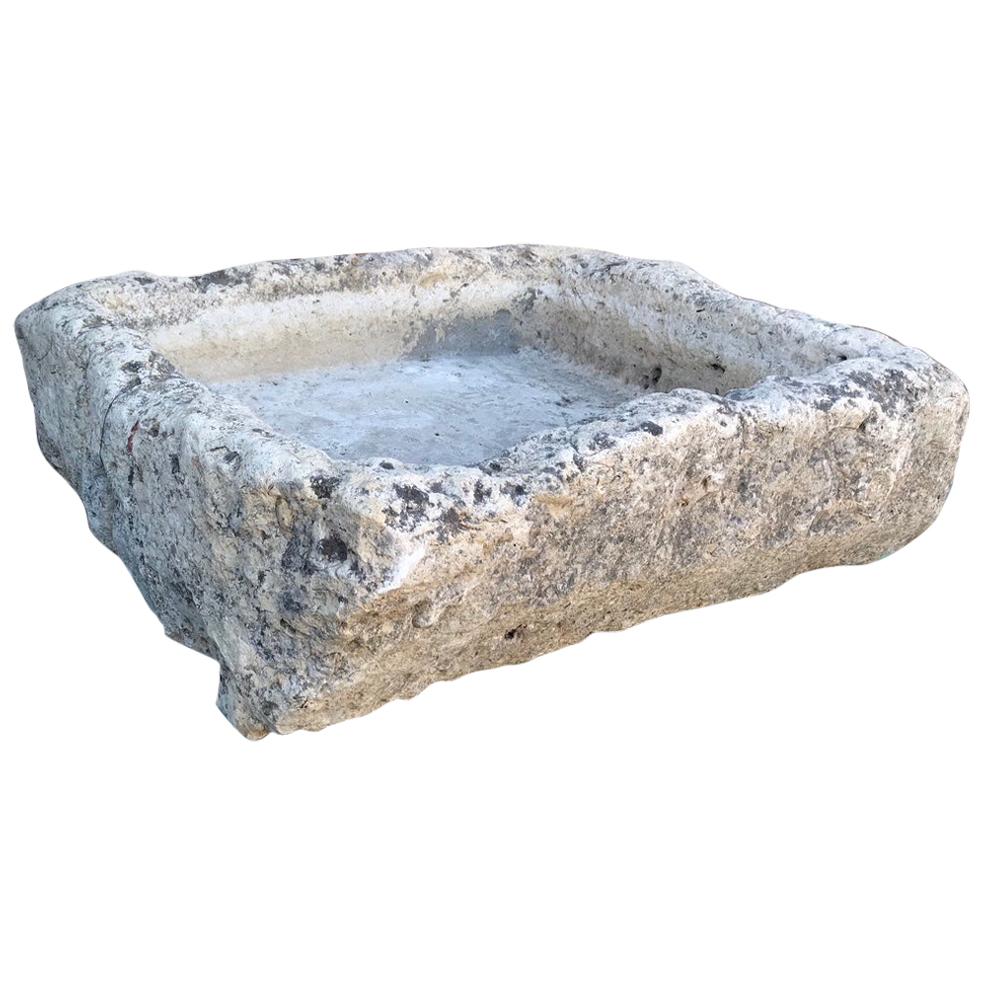 Antique Carved Marble Planter or Watering Trough at 1stDibs