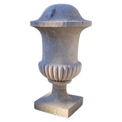 Hand Carved Stone Finial Architectural Element Medici Urn center piece Antiques