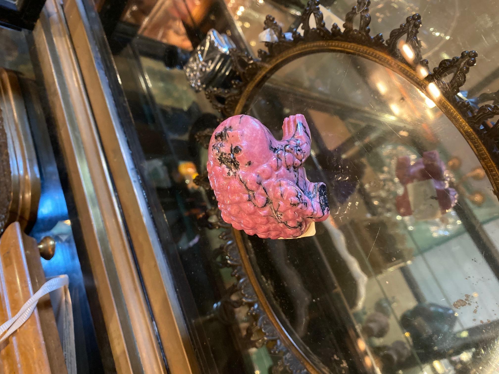 Handgeschnitzte Briefbeschwerer-Skulptur aus Stein, Skulptur, Dekoratives antikes Geschenk Idea LA (19. Jahrhundert) im Angebot