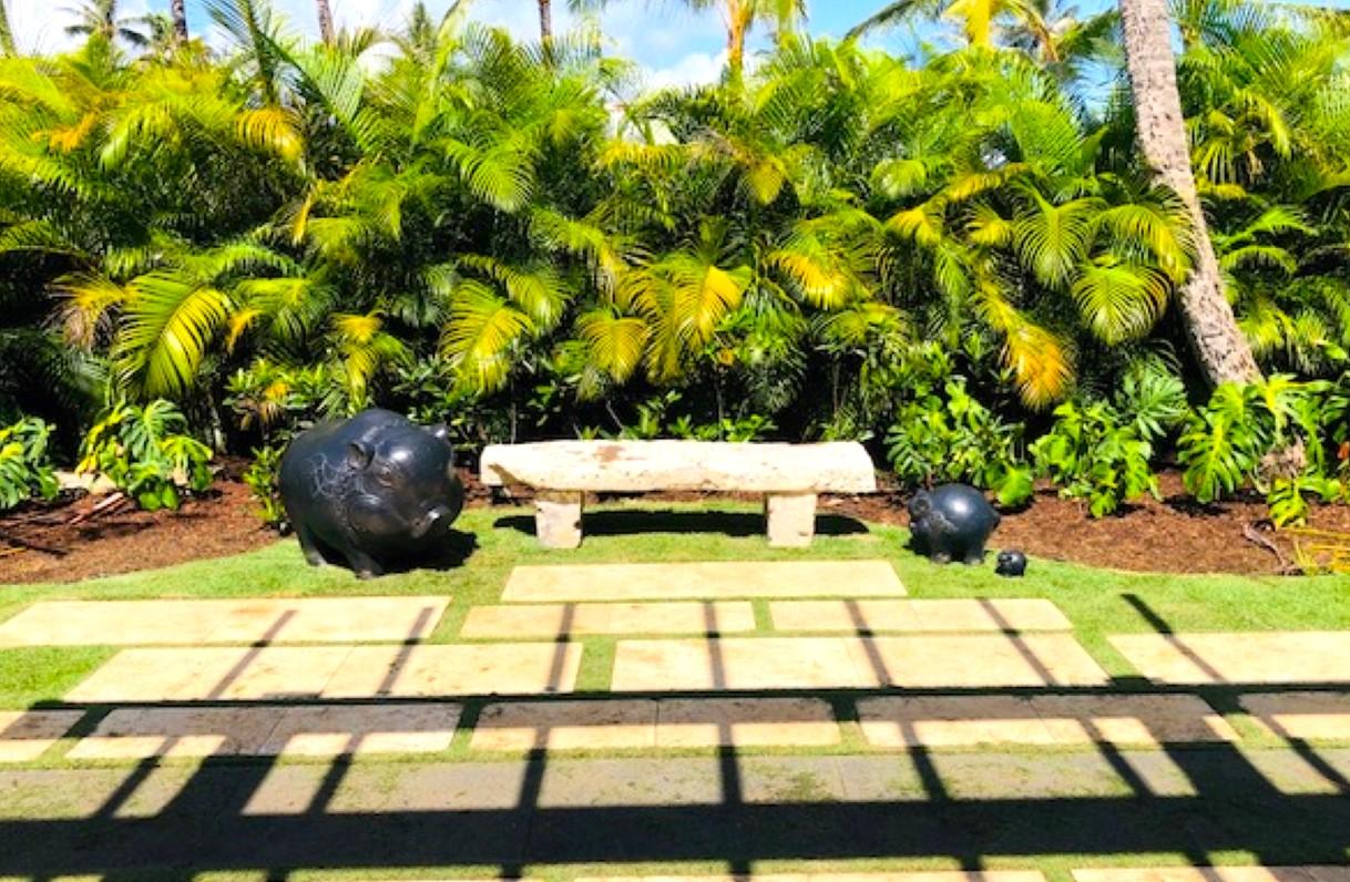 Hand Carved Stone Rustic Park Garden Bench Seat Antique Indoor Outdoor Landscape 15