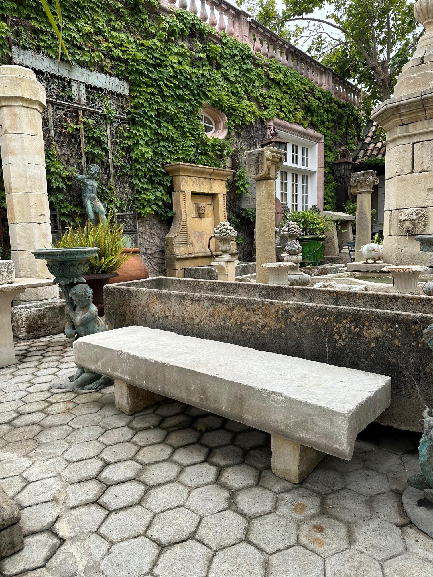 antique garden bench