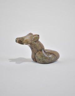 Hand Carved Stone Torso Figurative Sculpture