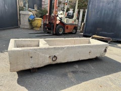 Hand Carved Stone Trough Fountain Basin Farm Sink Planter Firepit idea Rustic CA