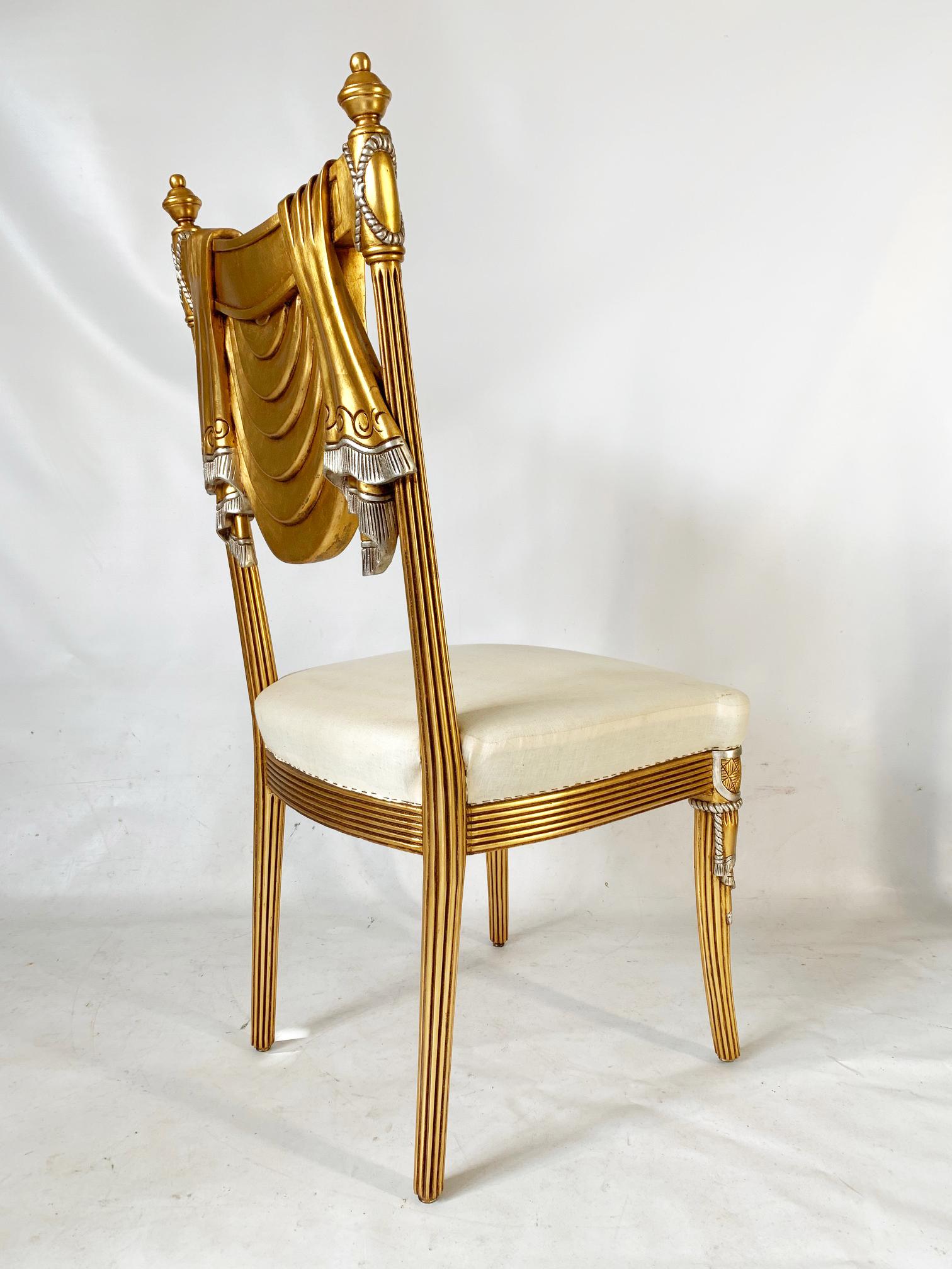 carved back dining chairs