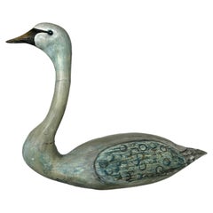 Hand Carved Swan Decoy