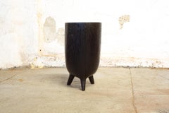 Hand Carved 3 Leg Table