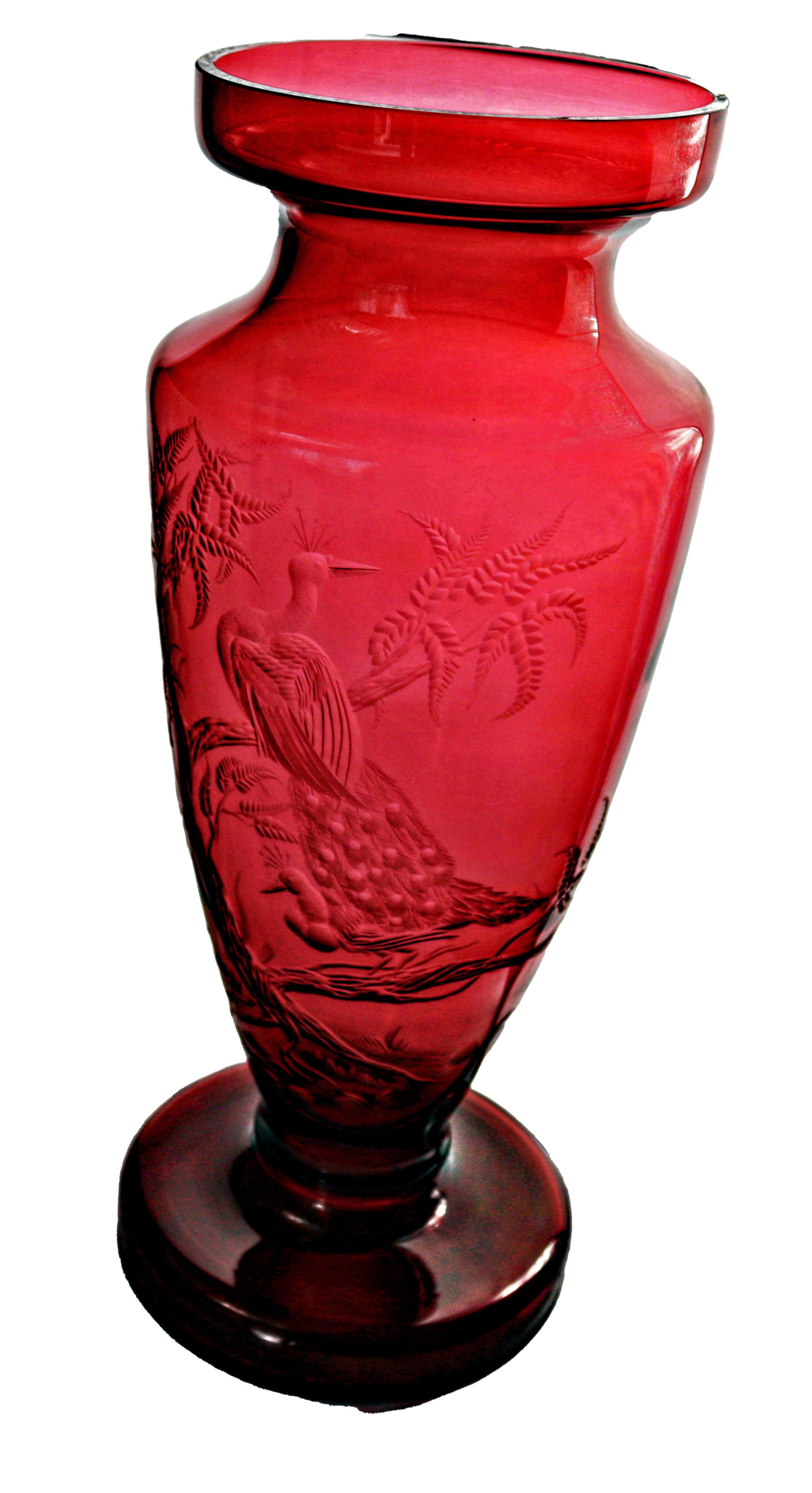 Hand Carved Vase, 1970s For Sale 1